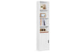 VASAGLE Regal Weiss, 31.8 x 24 x 175 cm