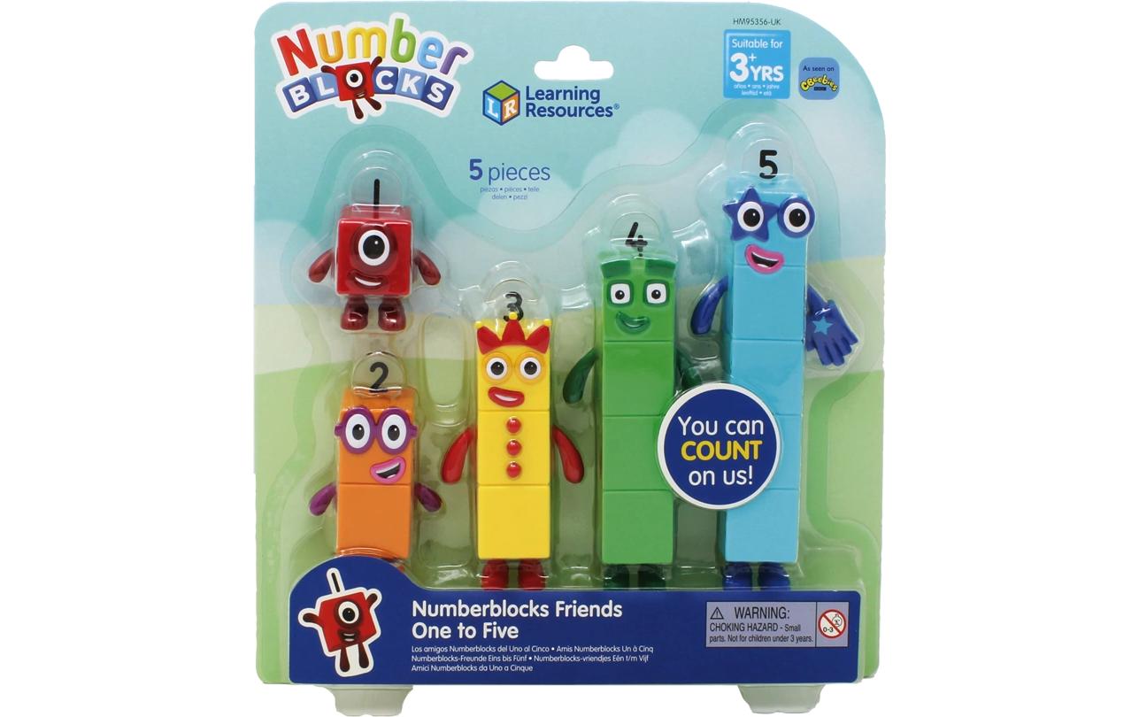 Learning Resources Beschäftigungsspielzeug Numberblocks Freunde Eins bis Fünf
