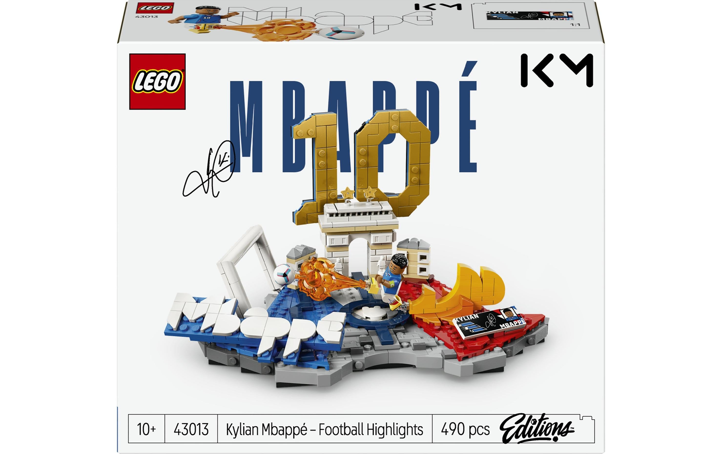 LEGO® Editions Kylian Mbappé – Fussball-Highlights 43013
