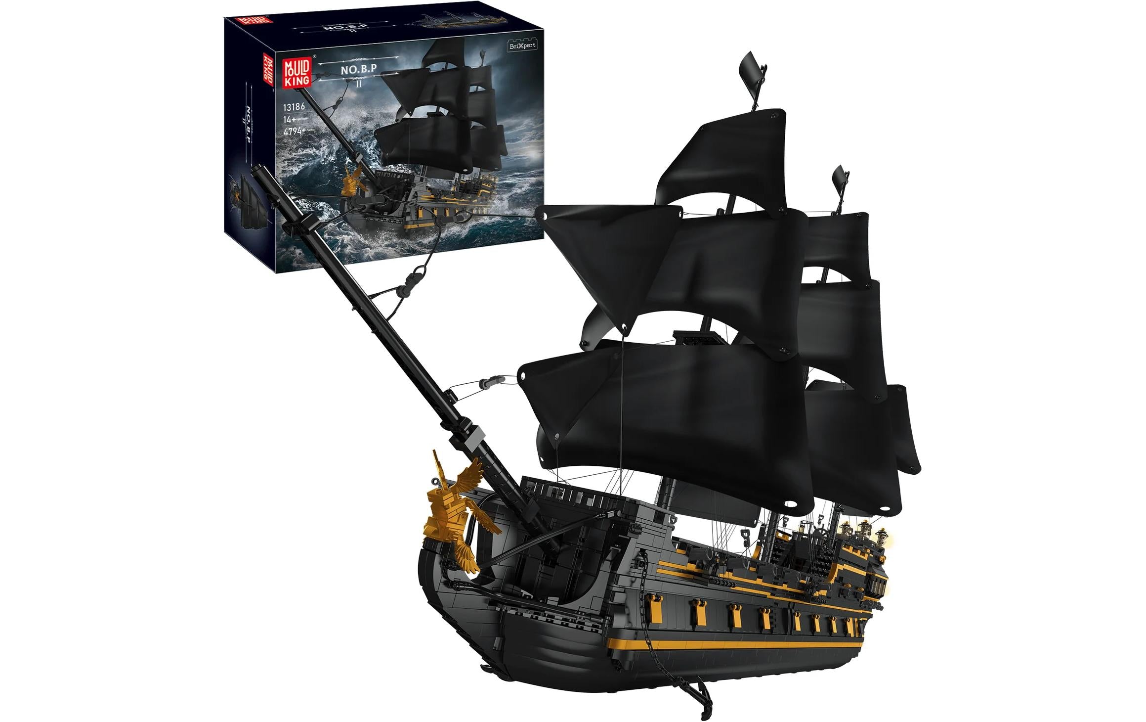 Mould King Black Pearl II Piratenschiff Nautik