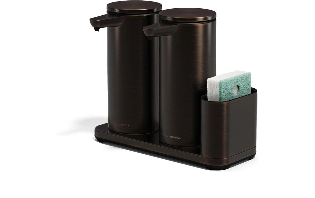Simplehuman Sensorspender mit Caddy Dual Sensor Pump 2 x 414 ml