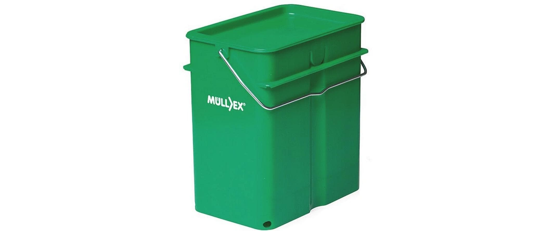 Müllex Kompostbehälter TERRA 5 l, komplett, Grün