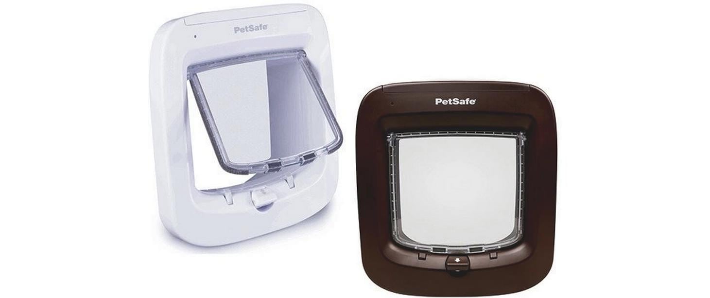 Petsafe Katzentüre mit Mikrochip weiss, 220 mm x 239 mm