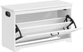 Schuhschrank Weiss 80x30x46 cm VASAGLE
