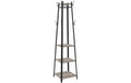 Wohnregale Schwarz/Beige 43x43x180 cm VASAGLE