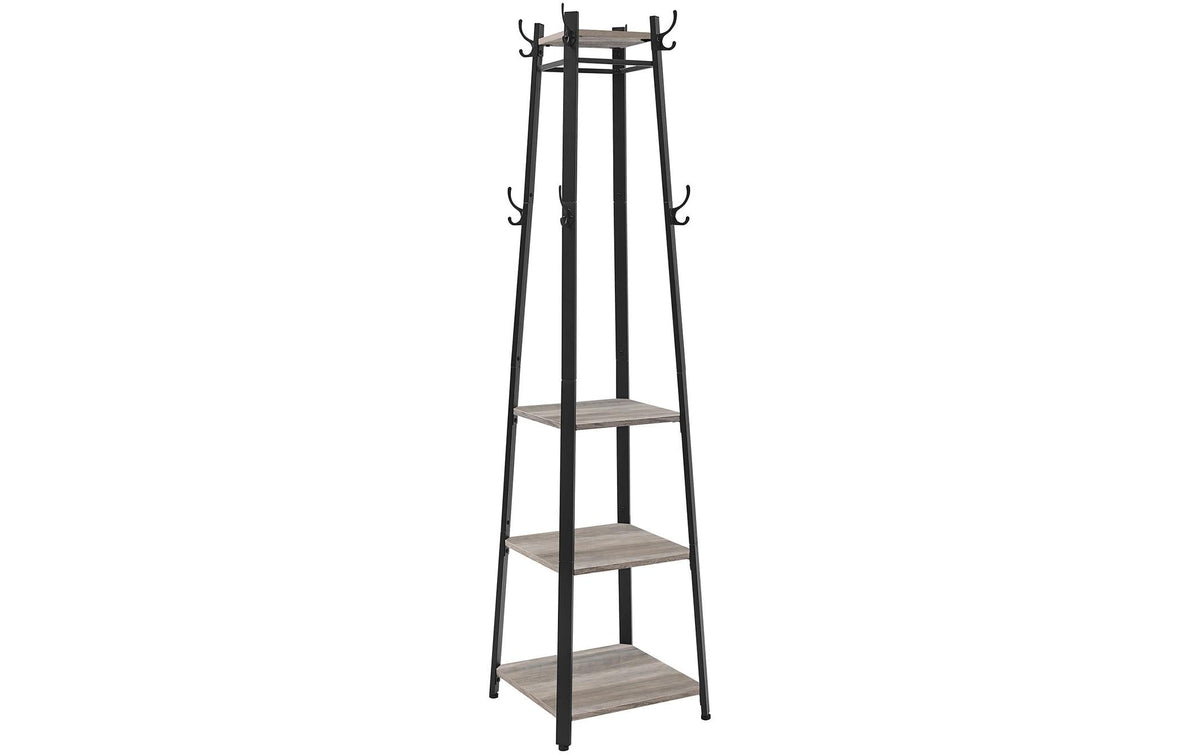 Wohnregale Schwarz/Beige 43x43x180 cm VASAGLE