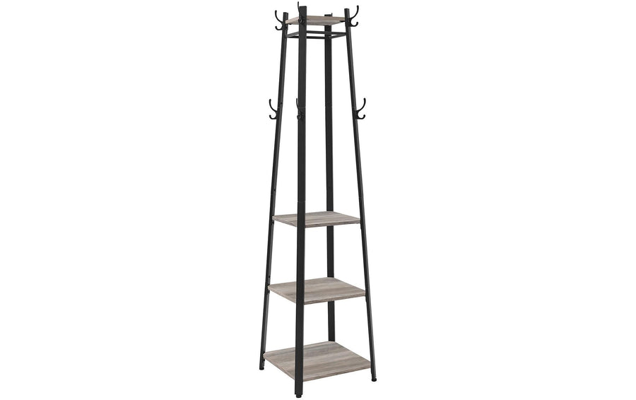 Wohnregale Schwarz/Beige 43x43x180 cm VASAGLE