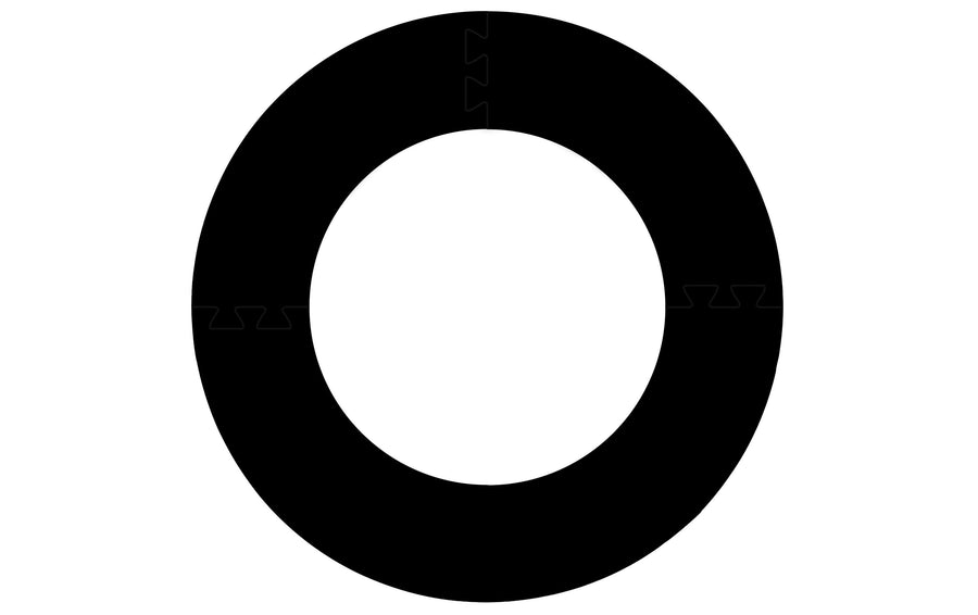 KOOR Pfeilschutzring Schwarz, 4-teilig