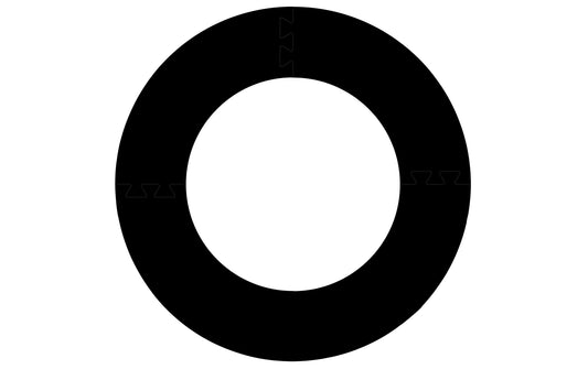 KOOR Pfeilschutzring Schwarz, 4-teilig