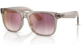 Ray-Ban Kinder-Sonnenbrille Junior Justin Transparentes Grau / Rot