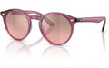 Ray-Ban Sonnenbrille RB4475CH Transparent Violett / Rosa