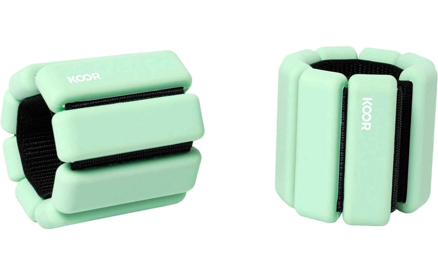 KOOR Gewichtsmanschetten 2 x 0.5 kg, Mintgrün