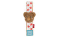 fehn Rasselarmband Bär, Plüsch / Velours, Braun, 15 cm