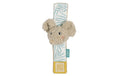 fehn Rasselarmband Elefant, Plüsch / Velours, Grau, 15 cm