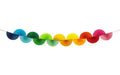 Partydeco Girlande Regenbogen 2.5 m, Mehrfarbig