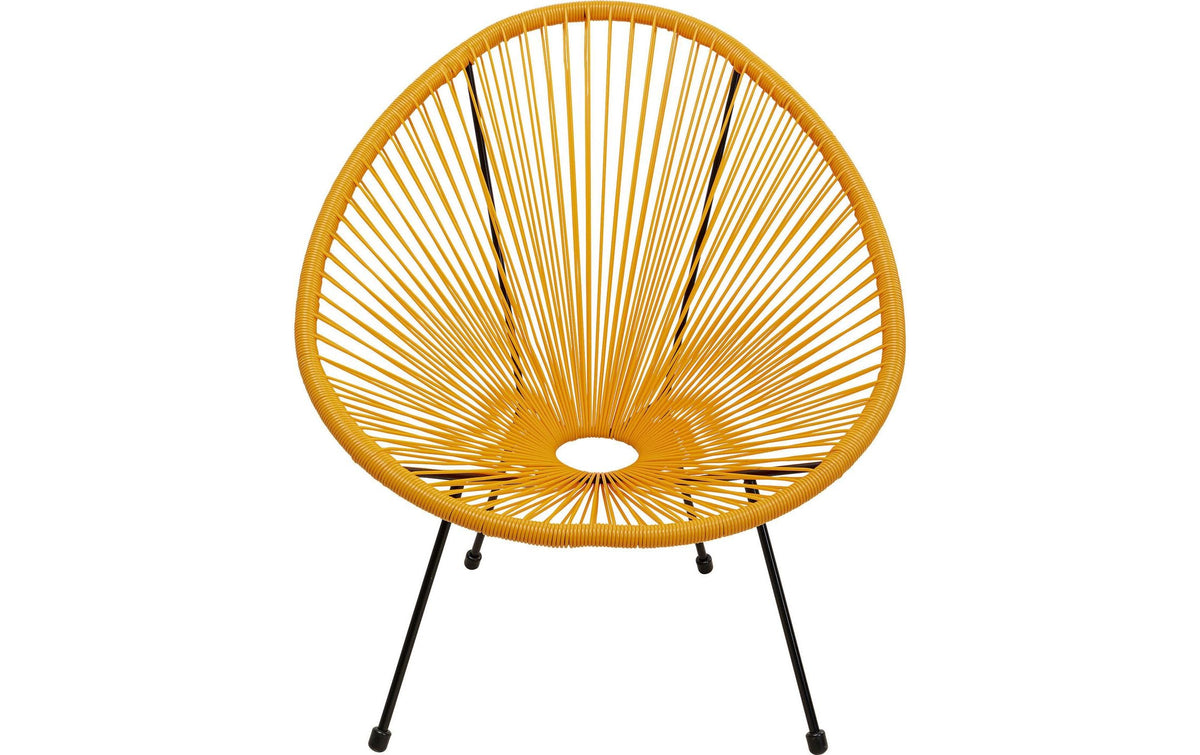 Stuhl Acapulco Orange Schwarz von Kare
