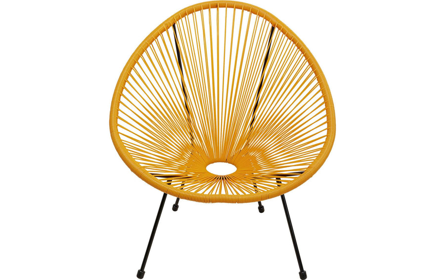 Stuhl Acapulco Orange Schwarz von Kare