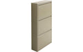 Kare Schuhschrank Caruso 3er, Khaki
