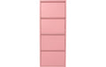 Kare Schuhschrank Caruso 4er Rosa