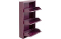 Kare Schuhschrank Caruso 3er, Beere