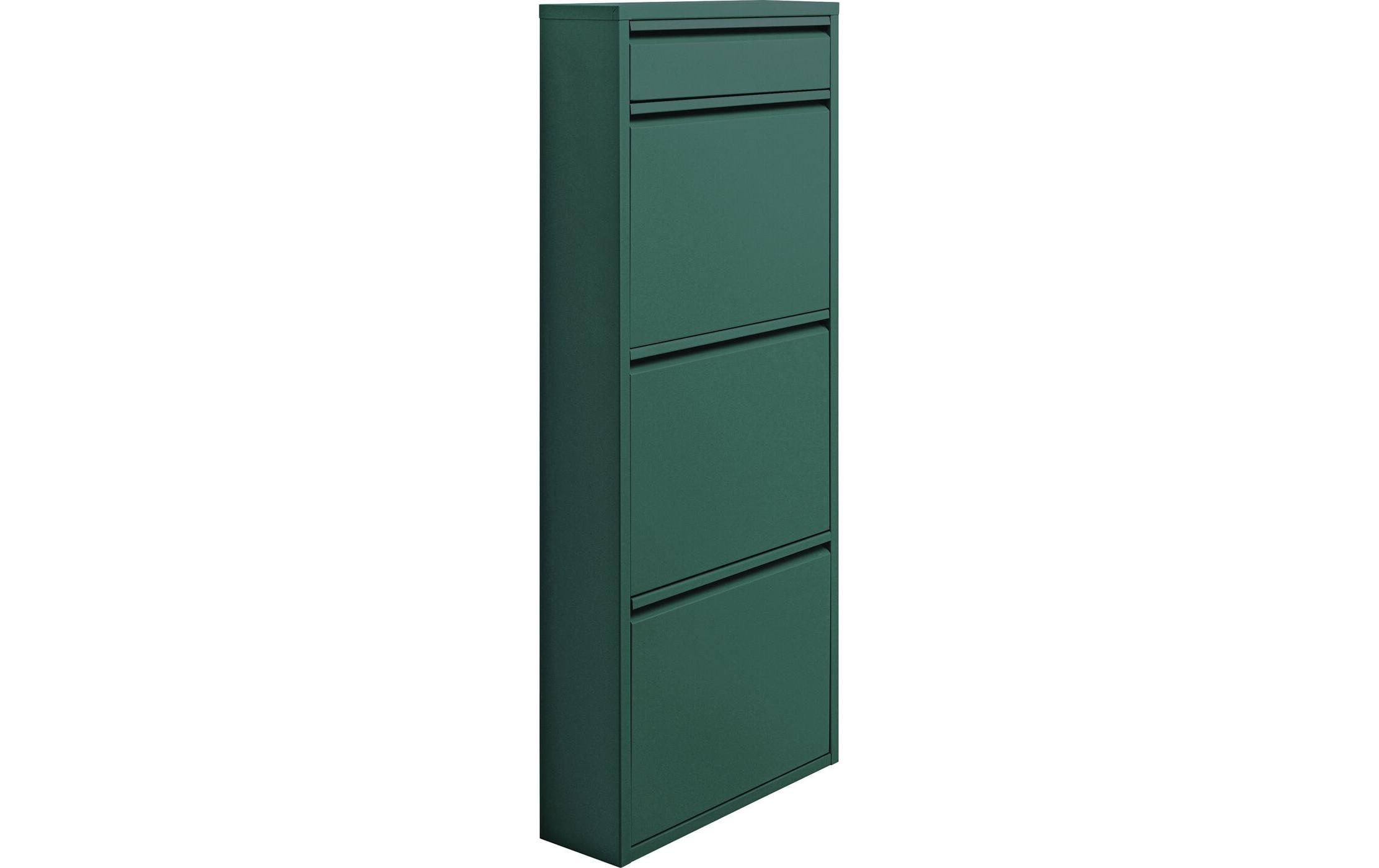 Kare Schuhschrank Caruso 3 plus 1 Grün