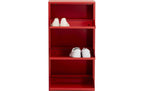 Kare Schuhschrank Caruso 3er Rot