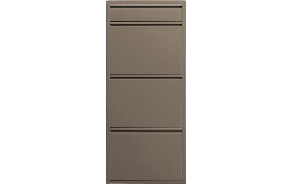 Kare Schuhschrank Caruso 3 plus 1 Taupe