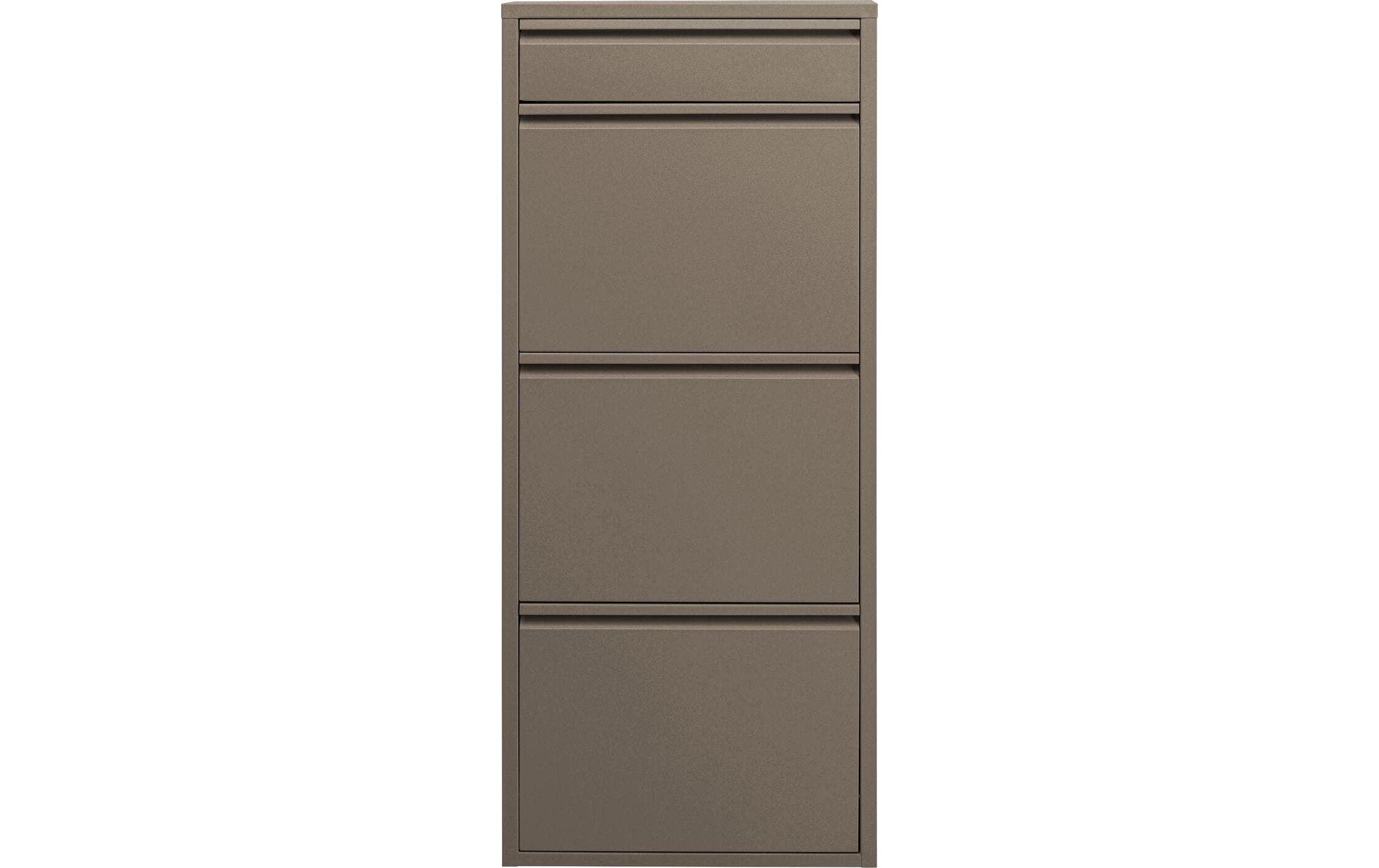 Kare Schuhschrank Caruso 3 plus 1 Taupe