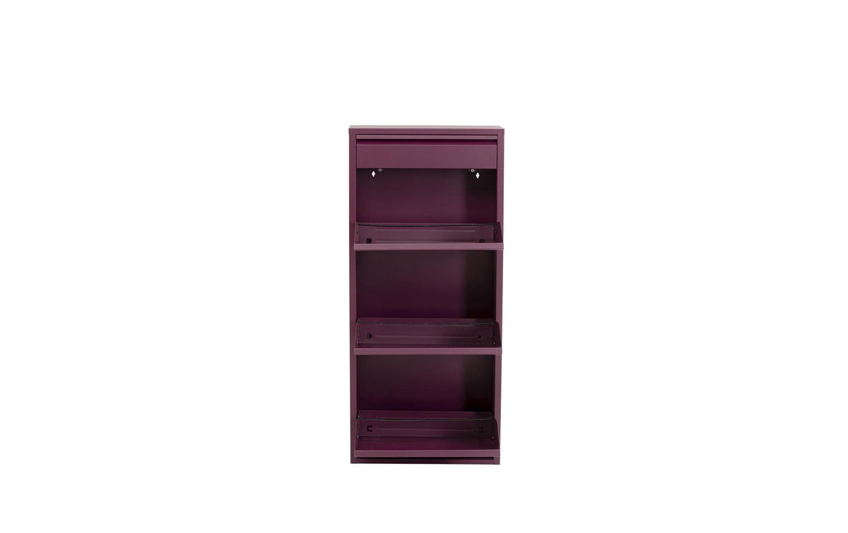 Schuhschrank Caruso 3 Plus 1 50x115x15 cm Beere von Kare