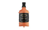 Partydeco Folienballon Whisky Schwarz/Orange