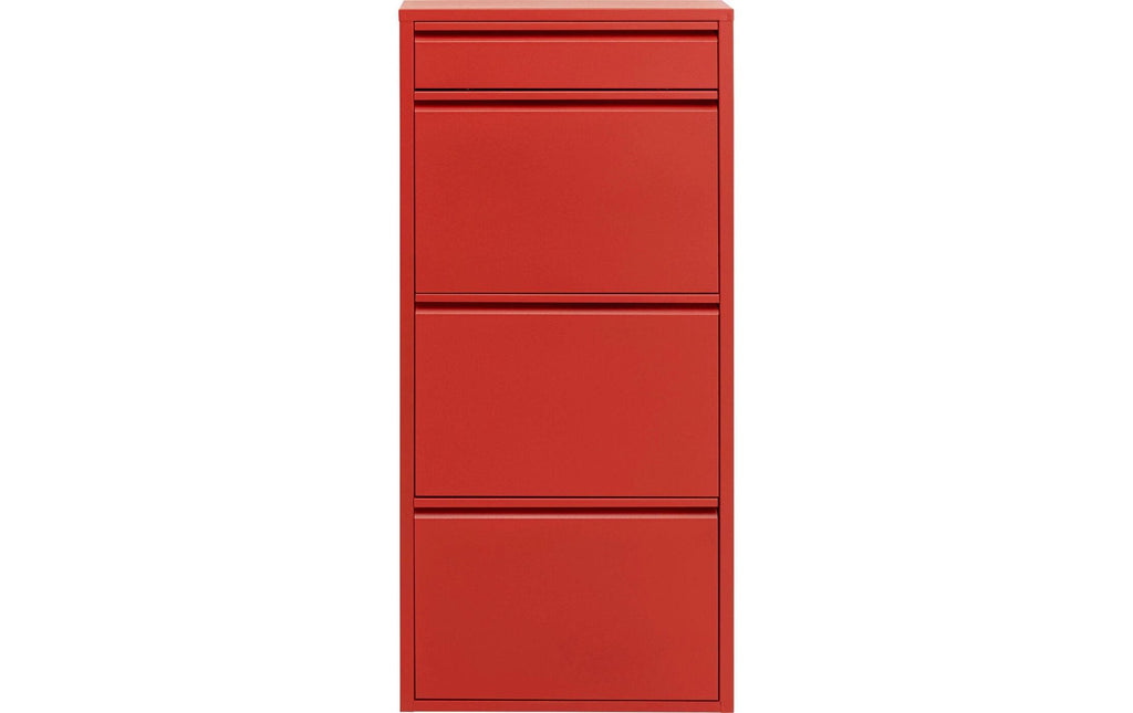 Kare Schuhschrank Caruso 3 plus 1 Rot