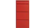 Kare Schuhschrank Caruso 3 plus 1 Rot