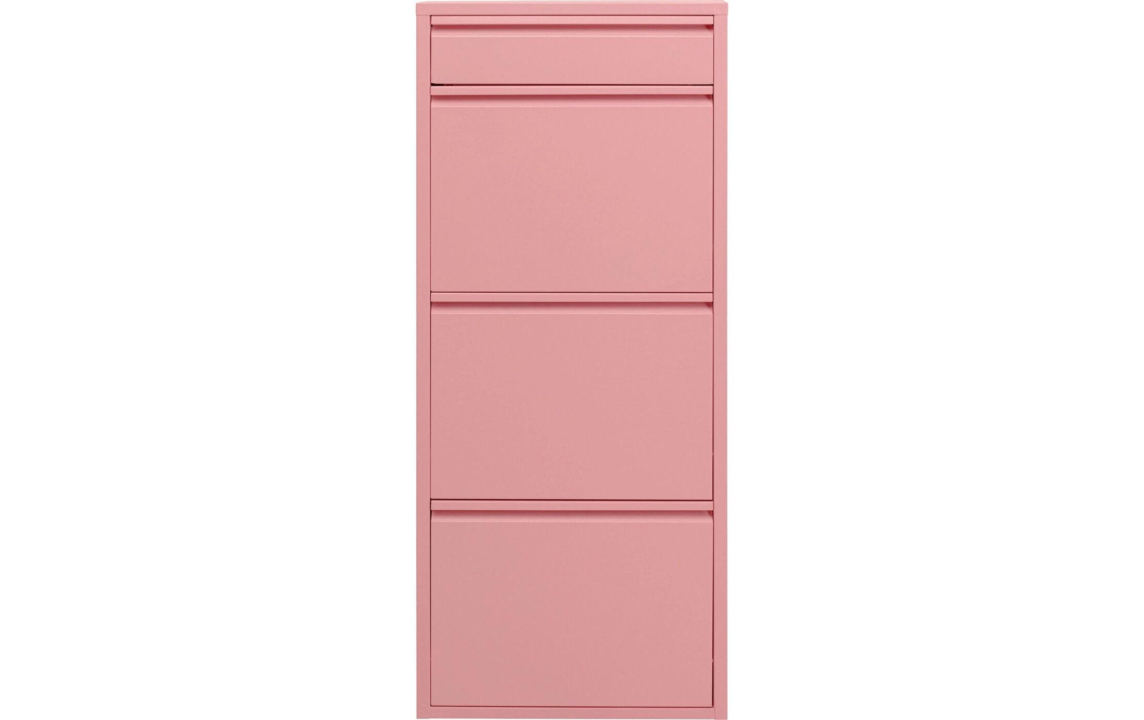 Kare Schuhschrank Caruso 3 plus 1 Rosa