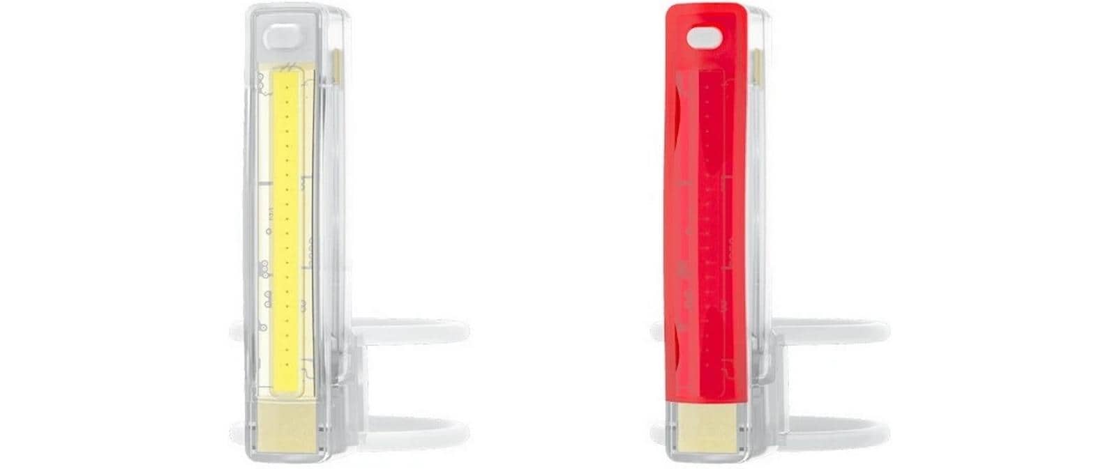 Knog Lichtset Plus translucent Velolicht