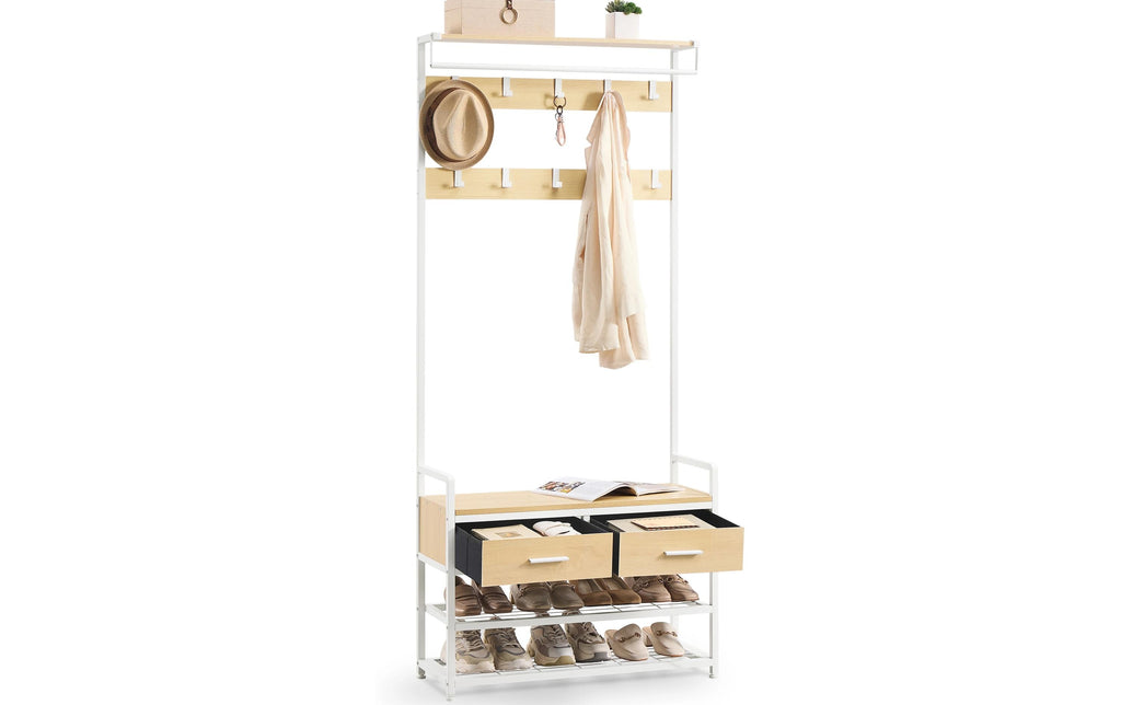 Vasagle Garderobe mit Schuhregal 80.4x30x181.6 cm