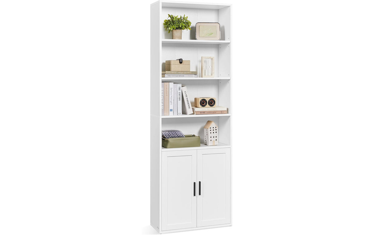 Wohnregal Weiss 40x40x124.6 cm VASAGLE