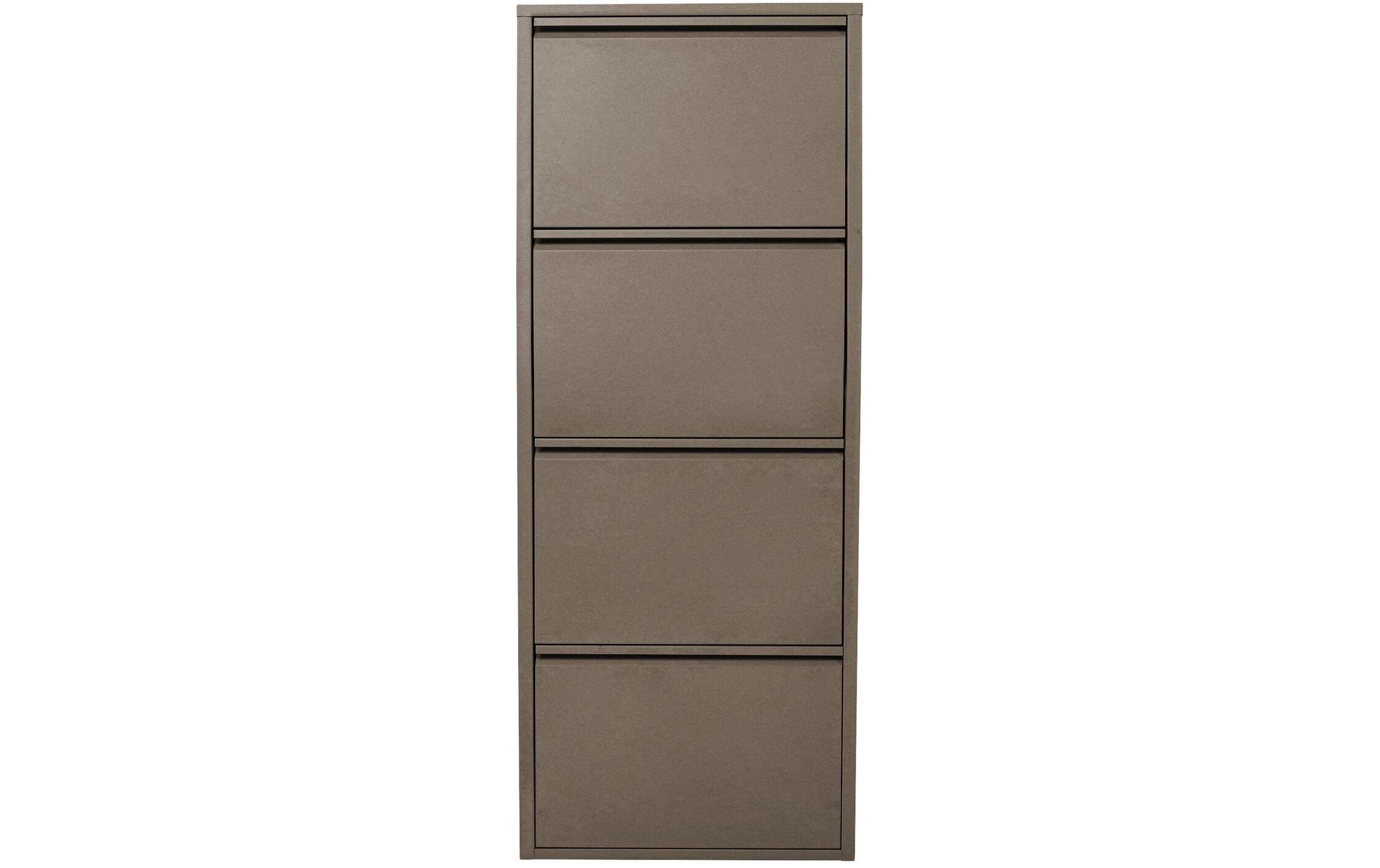 Kare Schuhschrank Caruso 4er Taupe