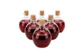 relaxdays Glasflaschen mit Korken 6er Set