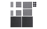 relaxdays Filzgleiter Filzgleiter Set selbstklebend Schwarz 240er Pack