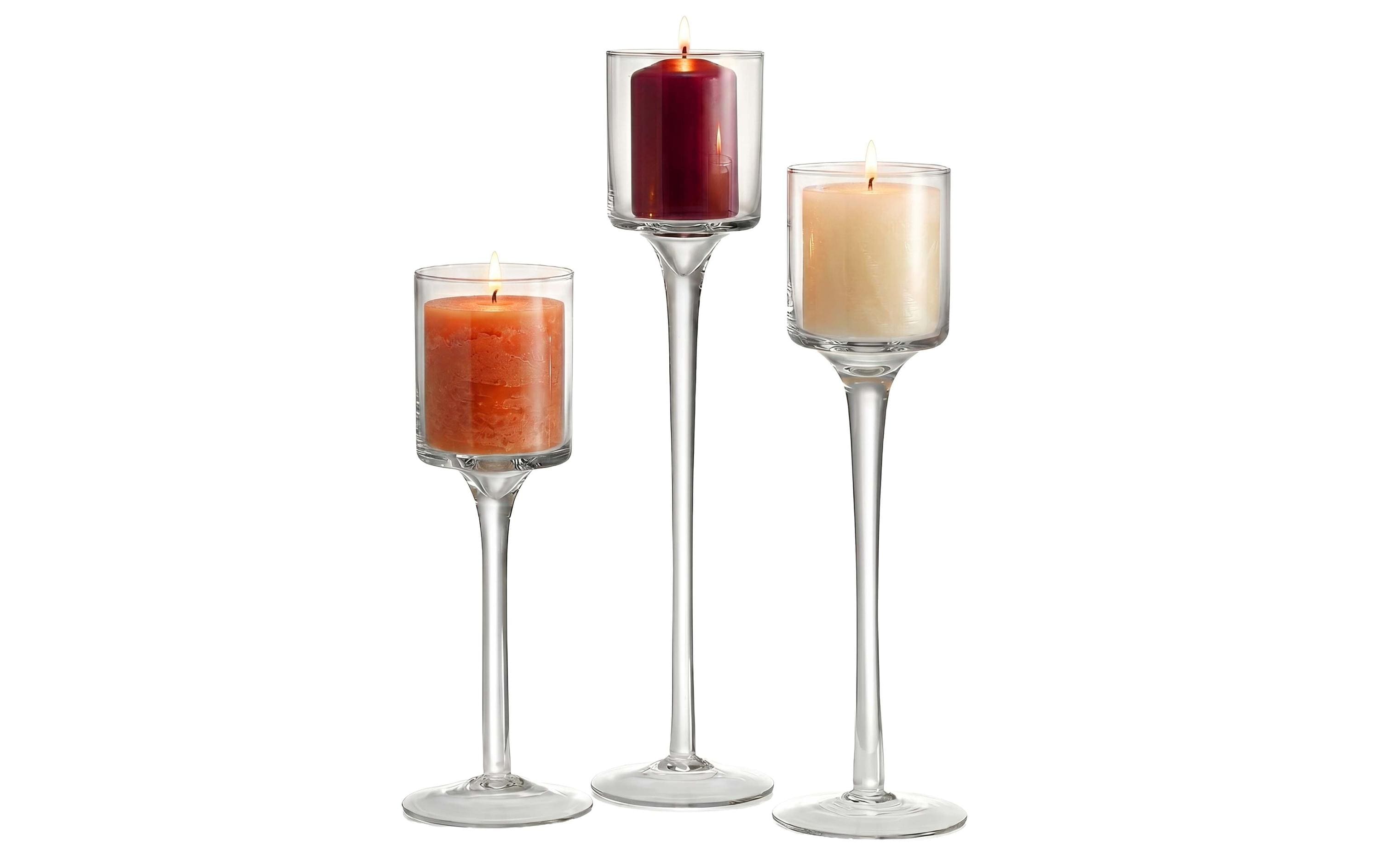 relaxdays Kerzenhalter 3-teilig