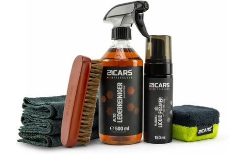 21CARS Alcantara Reinigungsset, 7-Teilig, 500 ml