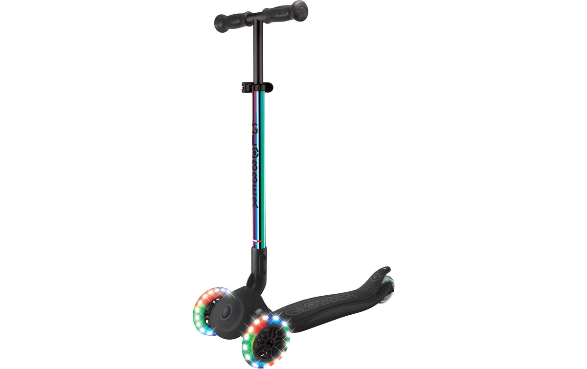 GLOBBER Primo Mini faltbar mit LED-Leuchträdern Neochrome