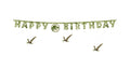 Partydeco Happy Birthday Banner Jurassic World 1.65 m, Mehrfarbig