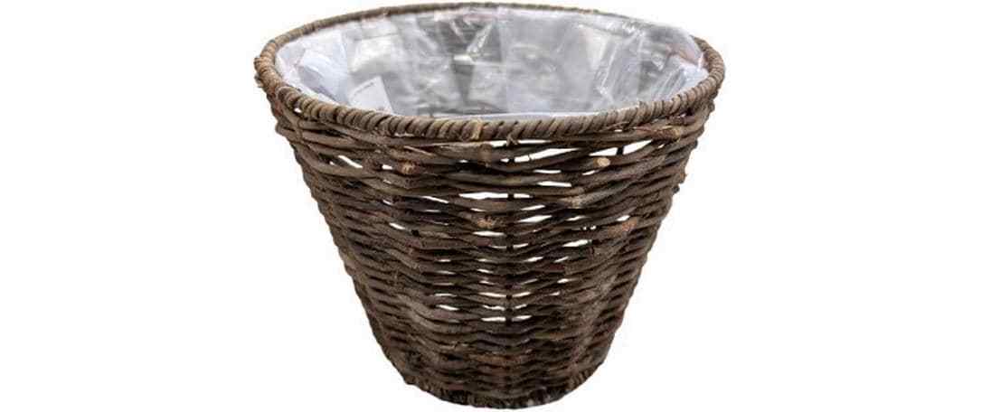 CHALET Chalet Rattan Topf Kobo Wild M Braun