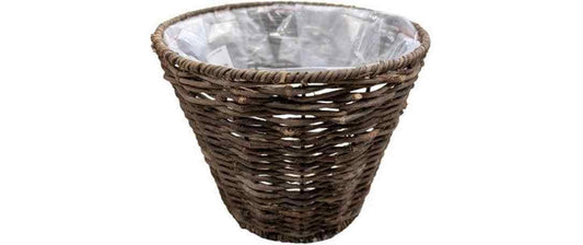 CHALET Chalet Rattan Topf Kobo Wild M Braun