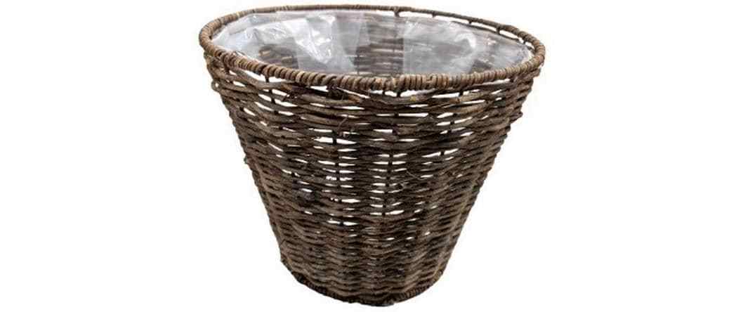 CHALET Chalet Rattan Topf Kobo Wild XL Braun