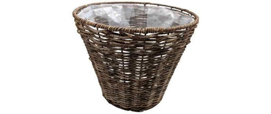 CHALET Chalet Rattan Topf Kobo Wild XL Braun
