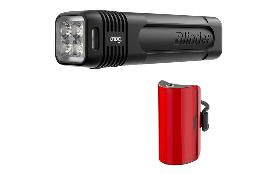 knog. Lichtset Blinder & Square Schwarz