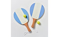 Vintage Beach Paddles La Mer Med Blue
