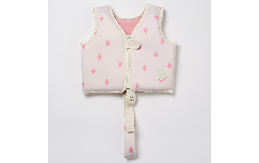 Kids Swim Vest 1-2 Strawberry Sunshine